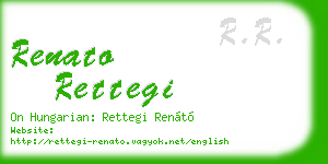 renato rettegi business card