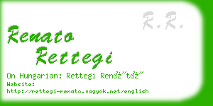 renato rettegi business card